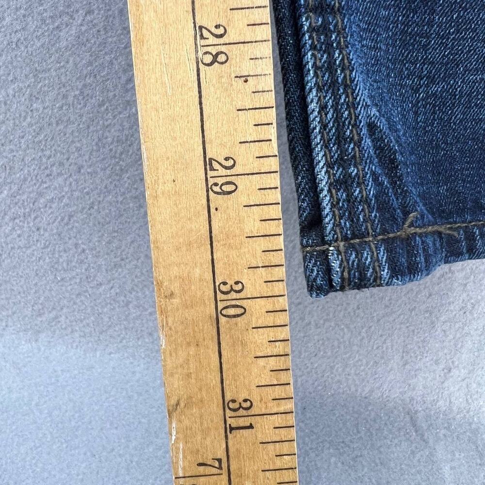Vintage Levi's 514 Men's Slim Straight Jeans Size W33/L32 Zipper Back Pockets - Picture 5 of 14